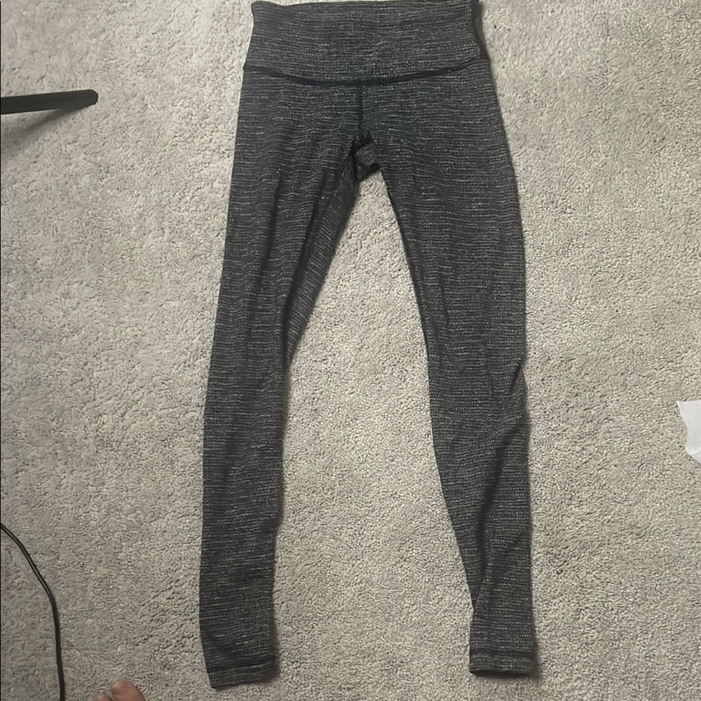 Gray High-Waisted Lululemon Leggings